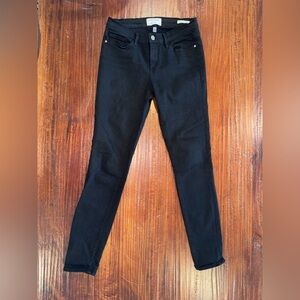 Frame Denim Women's Black Skinny Jeans